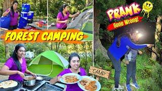 Camping-ல் Prank செஞ்சோம் ஆனா...| Forest Family Camping | Cooking, Games & Fun  | USA Tamil VLOG