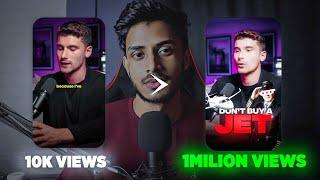  Edit Reels like a Pro in Mobile | Reels Editing like Ali Abdaal or Iman Gadhzi (100% viral)