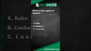 Which is the capital of Angola? #pakmcqs #shorts #generalknowledge