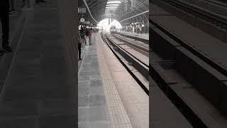 Blue Line In Delhi metro Rajouri Garden Arrive at Noida sector 62 #delhimetro