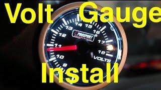 Volt Gauge Install | ProSport Performance Series Volt Gauge | 1JZ Supra