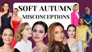 SOFT AUTUMN MISCONCEPTIONS AND ANGELINA JOLIE COLOR PALETTE