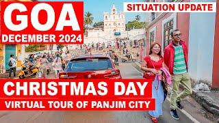 Goa | Christmas Day Celebrations - December 2024 | Fontainhas | Panjim City | Goa Vlog | North Goa