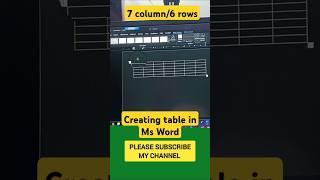 Master Tables in MS Word: Tips for Effortless Adding & Formatting #EfficientTables #TableDesign