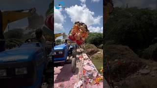 Bad way of Ganpati Visarjan - Ganpati Visarjan #ganpati #Ganesh nimajjanam #ganpatibappamorya