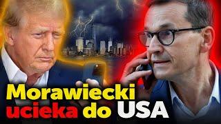 Morawiecki ucieka do USA. Piński i Szwejgiert ujawniają czego były premier będzie szukał w USA