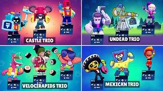 Every Trio Unlock Animations in Brawl Stars