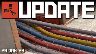 Big change to pipes, new attack heli?? | Rust Update 20th January 2023