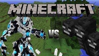 Minecraft: Mech vs Withers! Flan's Mod Showcase