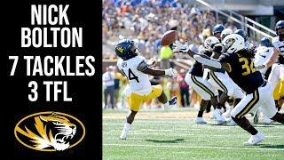 #32 Missouri DB Nick Bolton 7 Tackles 3 TFL 2 Int