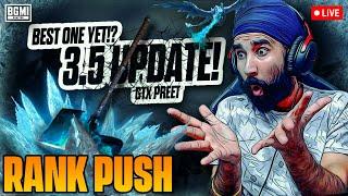 RANK PUSH + NEW UPDATE - BGMI LIVE | GTXPREET PUBG LIVE