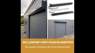 Rollladen mit Solarantrieb Somfy