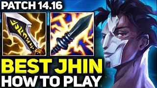 RANK 1 BEST JHIN - LEARN HOW TO PLAY JHIN LIKE A PRO! | PATCH 14.16 League of Legends