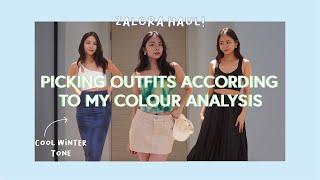 ZALORA Try-On Haul | Outfits and Color Analysis with Xin Lin