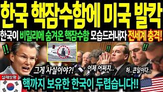 [해외감동사연] 한국이 극비리에 숨겨온 괴물급 핵잠수함의 위력에 미국, 전세계 강대국들  벌벌 떠는 충격적인 이유!