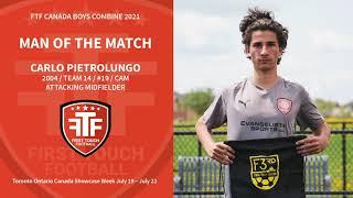 Carlo Pietrolungo FTF Canada Boys Combine Reel 2021