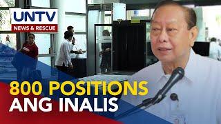 Higit 800 plantilla positions, inalis ng MIAA kasunod ng NAIA privatization