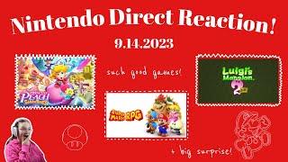 Nintendo Direct REACTION | New Mario games, PEACHES, & more!