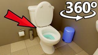 FLUSHED DOWN THE TOILET in 360° | VR/4K