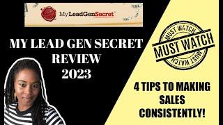 MyLeadGenSecret Review 2023 4 Tips to Making The Most Using MLGS | Earn With My Lead Gen Secret