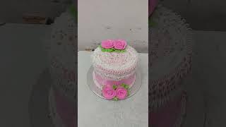 flower cake #cake #bikash #cakemaking #shorts Bikash love cake YouTube channel subscribe please