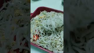 做饭vlog | 江西炒米粉 | 一块钱豆芽就填满了整个锅