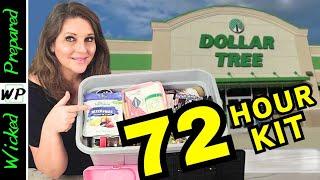 Make this kit before it's too late! 72 Hour Survival Kit Dollar Tree Challenge!