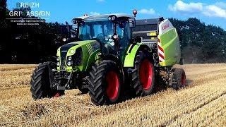 100% CLAAS AU BOTTELAGE DE PAILLE |ARION 460 & VARIANT 380 |EN BRETAGNE DANS LE MORBIHAN 2018