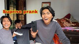 i phone  liya paxe pawan lai prank gareya na sochako bhayokhusi