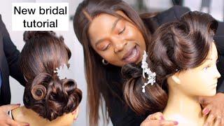 wedding updo tutorial