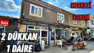 (305) 2 DÜKKAN 1 DAİRE UYGUN FİYAT MERKEZİ KONUM SARIKÖY/GÖNEN