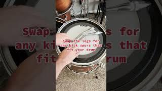 Make Your Floor Tom a Kick Drum in Seconds
