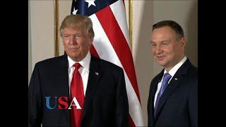 Raw: Trump Meets Polish President Duda In Warsaw | USA Election News 2016