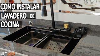 Como instalar un fregadero de cocina - Lavadero de cocina