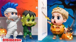 Knock Knock, Trick or Treat? Jozzy | Happy Halloween Song  | Bibiberry Nursery Rhymes & Kids Songs