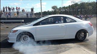 Worlds Fastest ALL MOTOR 8th Gen Honda | 9.8@141mph |