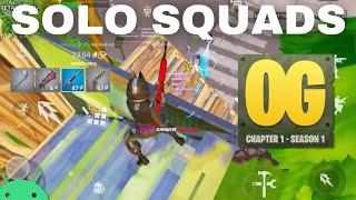 DESTROYING OG Fortnite Solo Squads On MOBILE... (120 FPS Gameplay)