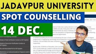 Spot Counselling | Jadavpur University | New Update