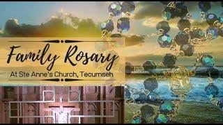 Family Rosary, September 21, 2024 Joyful Mysteries with Fr Patrick (pre-recorded)