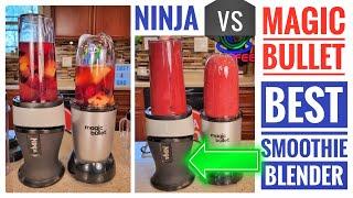 Ninja vs Magic Bullet Blender Comparison     Best One For Smoothies??