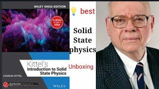 Charles kittel introduction to solid state physics Unboxing #physics #solidstate #science