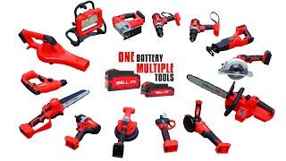 iBell One Power Cordless Series Unboxing and Test - One Battery Multiple Tools