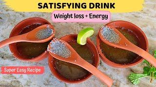 Magical Weight Loss Hydrating Energy Drink With Basil Seeds