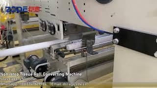 ZODE FEXIK Non-stop Toilet Paper Roll and Kitchen Towel Converting Machine Rewinder Equipment