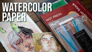 My Favorite (and least favorite) Watercolor Papers!