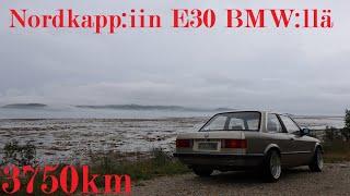 Nordkappiin E30 BMW:llä