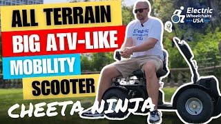 Off-Road Test Ride: Cheetah Ninja Big Tires  Mobility Scooter  [2024]