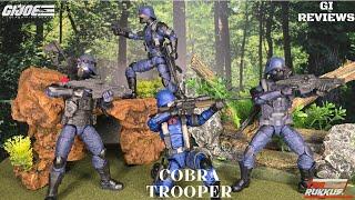 GI Joe Classified Series Retro Card Cobra Trooper Comparison