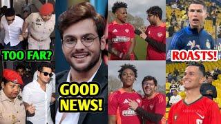 They went TOO FAR?! | Ashish Chanchlani GOOD NEWS, Speed & CarryMinati, Ronaldo, Ranveer Allahbadia