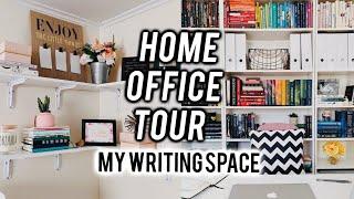 My Writing Space Office Tour & Organization | Welcome to my Home Office!